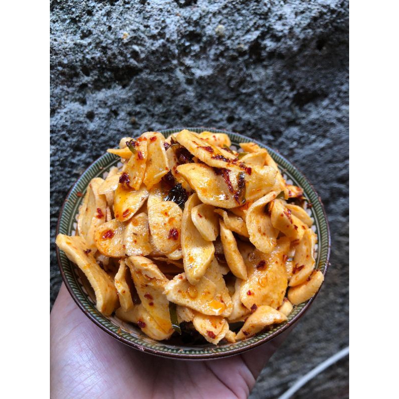 

OTAK-OTAK CRISPY PEDAS CHILI OIL RASANYA BIKIN NAGIH 250 gram