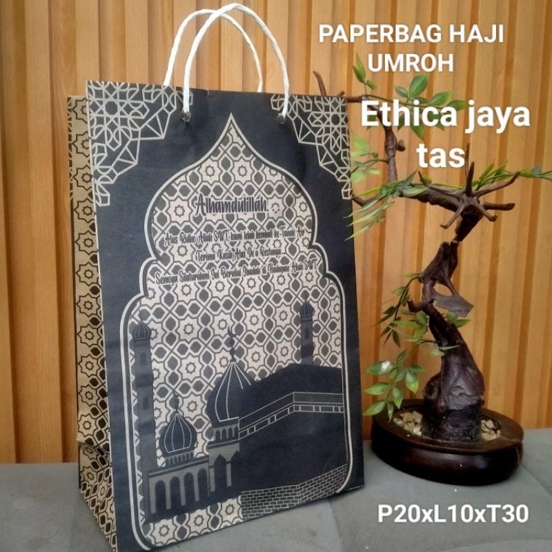 

paperbag oleh-oleh haji umroh /tas haji umroh uk20x30