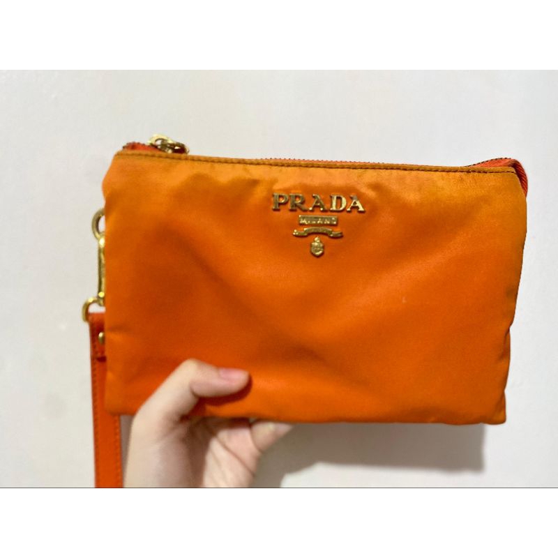 [PRELOVED] Tas Prada Wanita Original / Pouch Prada Orginal