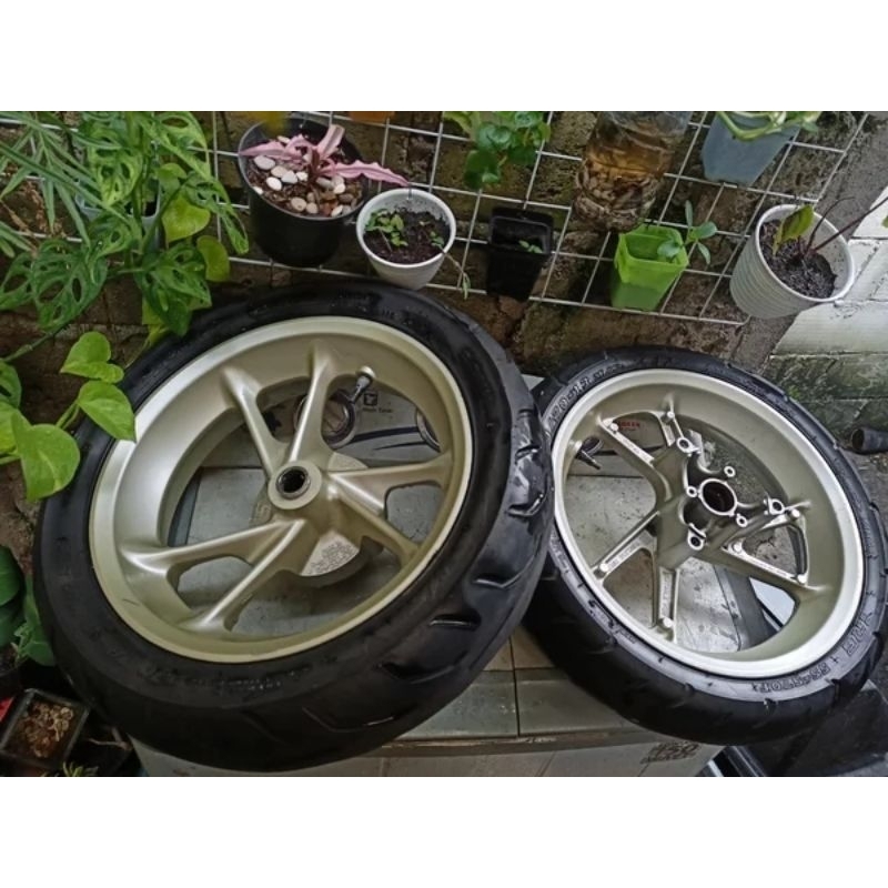Velg nmax yamaha n Max old matic pelek racing palang original ori copotan standar fullset tinggal pa