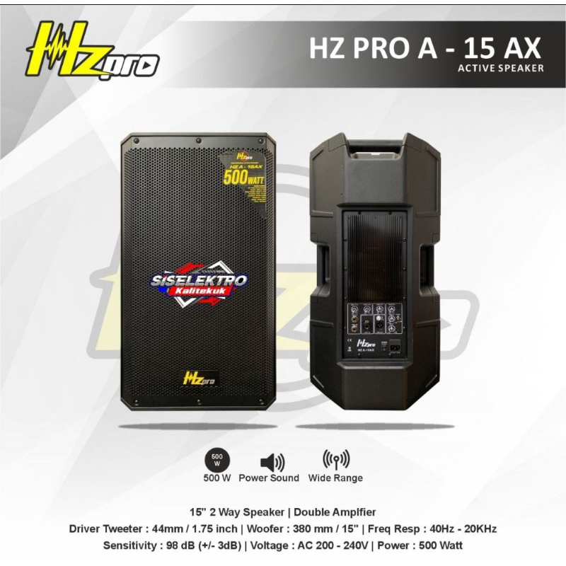 Speaker aktif hz pro 15ax aktif hz pro A-15AX