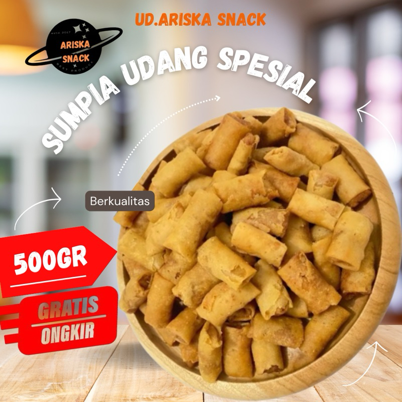 

Sumpia Abon Udang 500 gram Gurih Renyah Premium