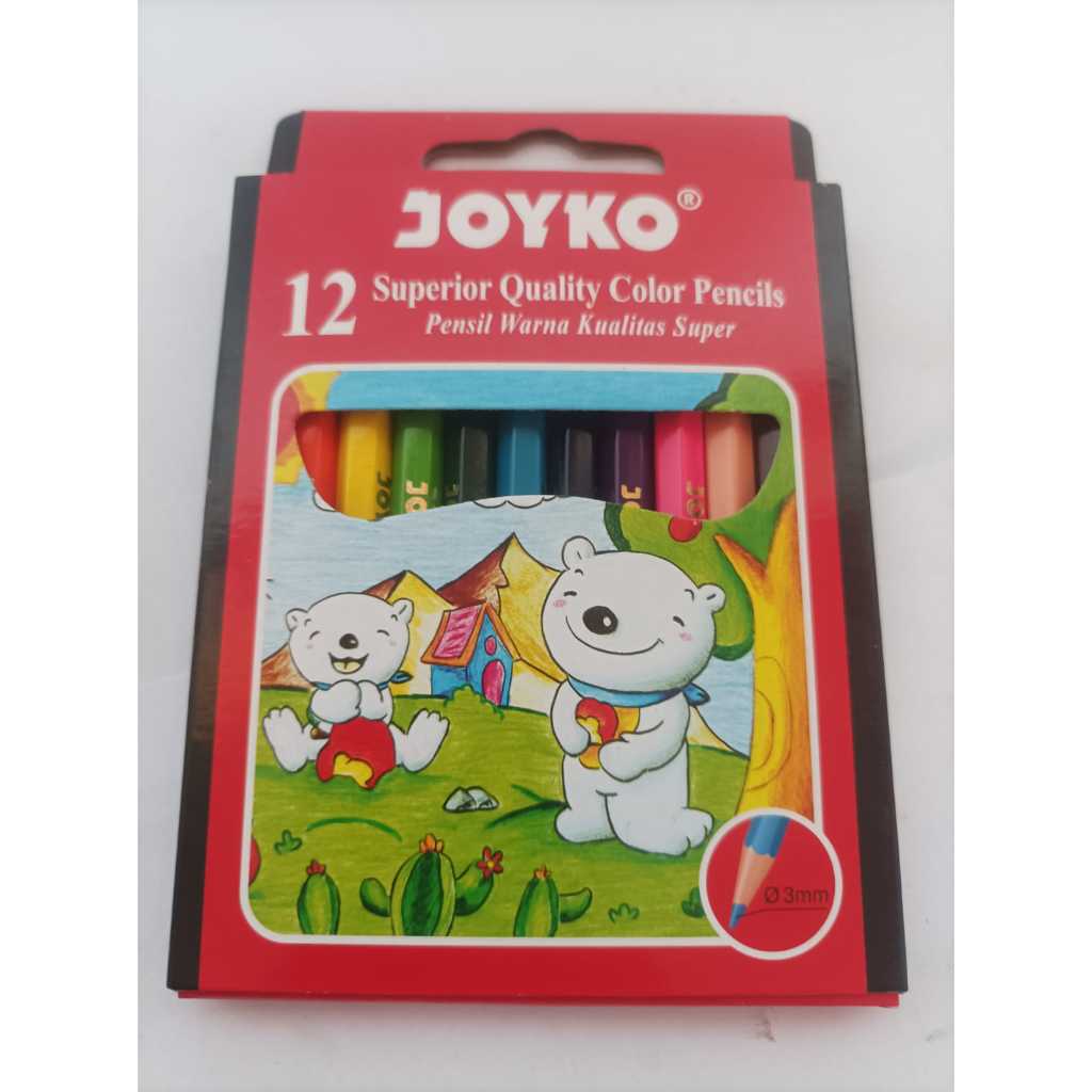 

Joyko Pensil Warna Kualitas Super 12