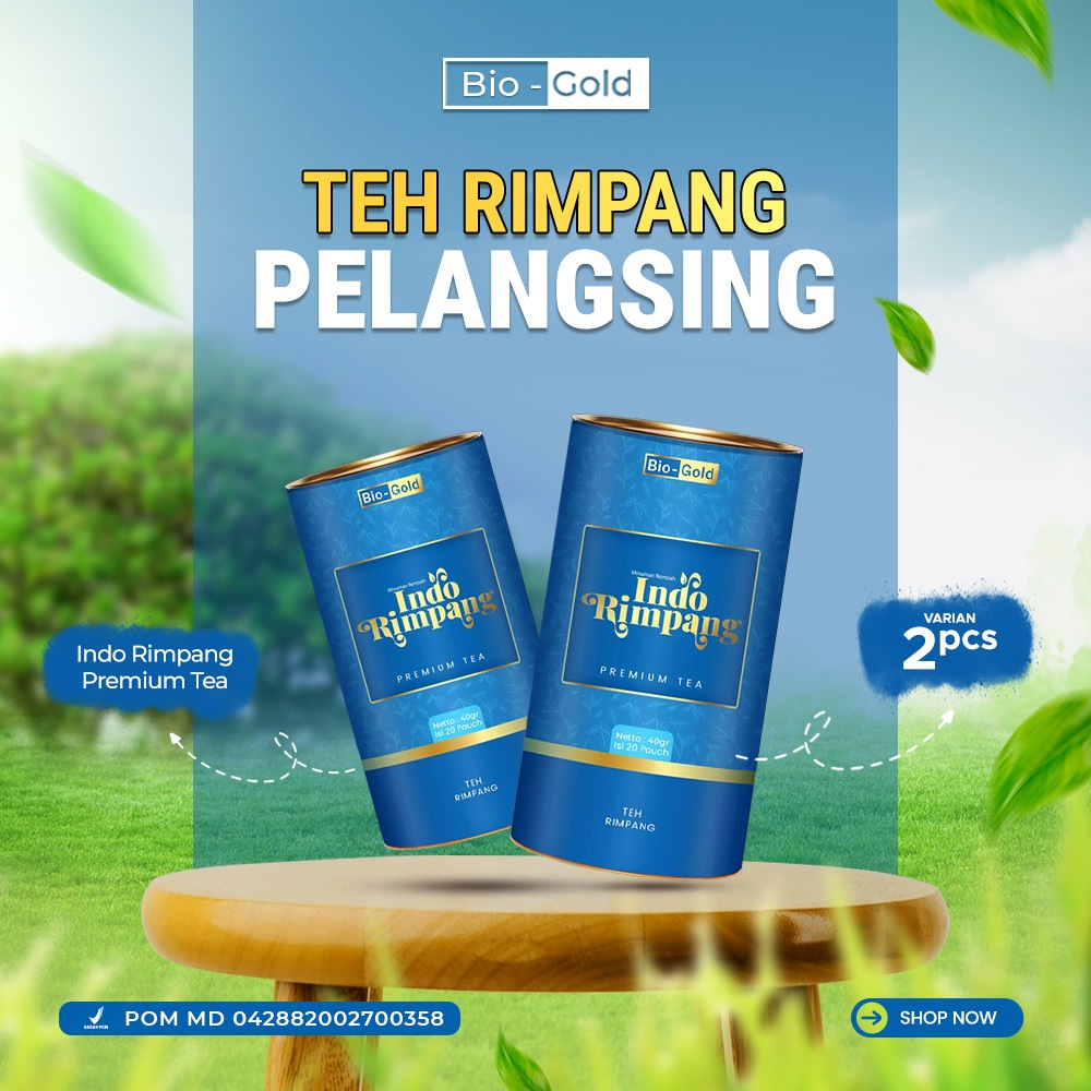 

Paket Teh Rimpang Jahe Kunyit Sereh Pelangsing BPOM Indo Rimpang - Teh Detox & Penurun Berat Badan
