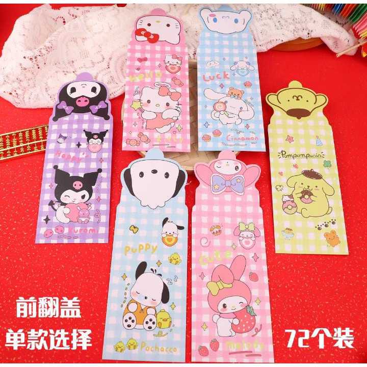

Amplop Lebaran Imlek Natal Sanrio My Melody Kuromi Cinnamorol Unik Tebal - Uang Tidak dilipat