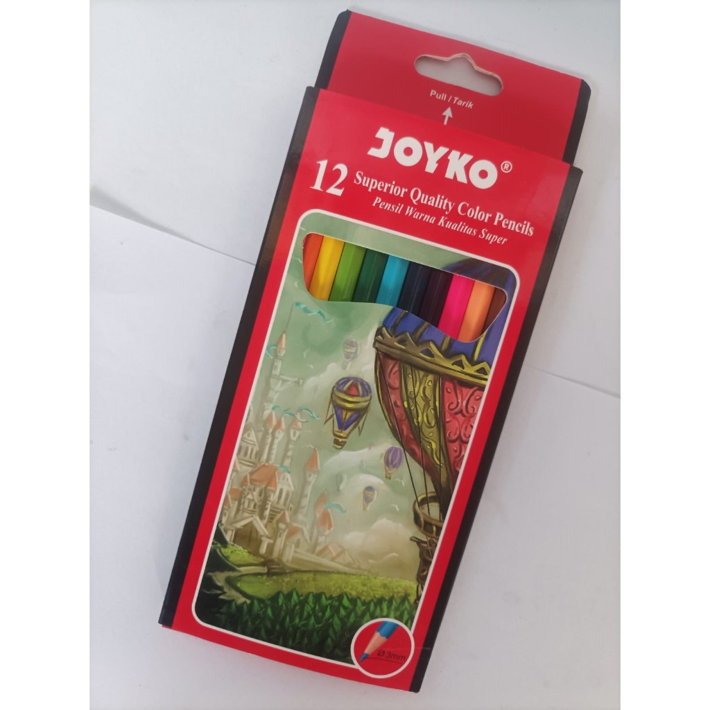 

Joyko Pensil Warna Kualitas Superior 12