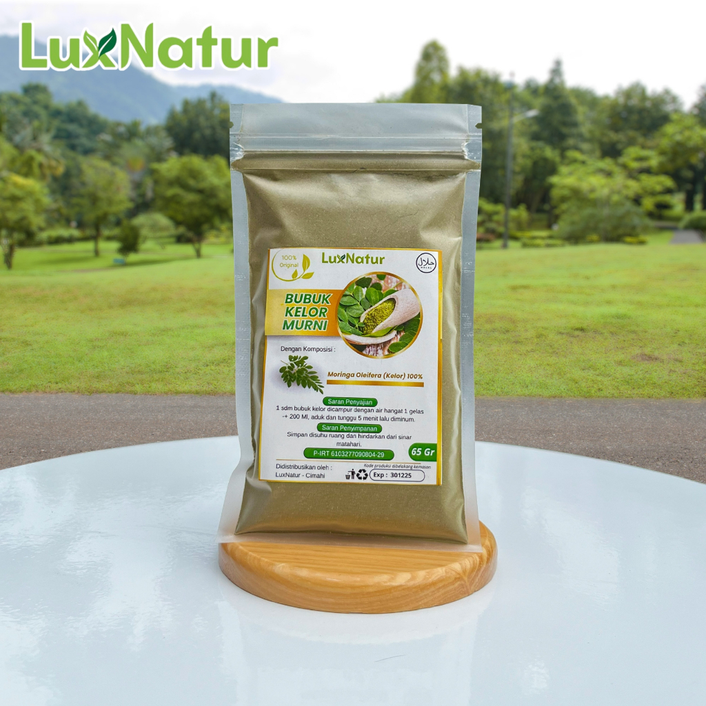 

BUBUK DAUN KELOR TEH DAUN KELOR MORINGA POWDER 50 GRAM LUXNATUR