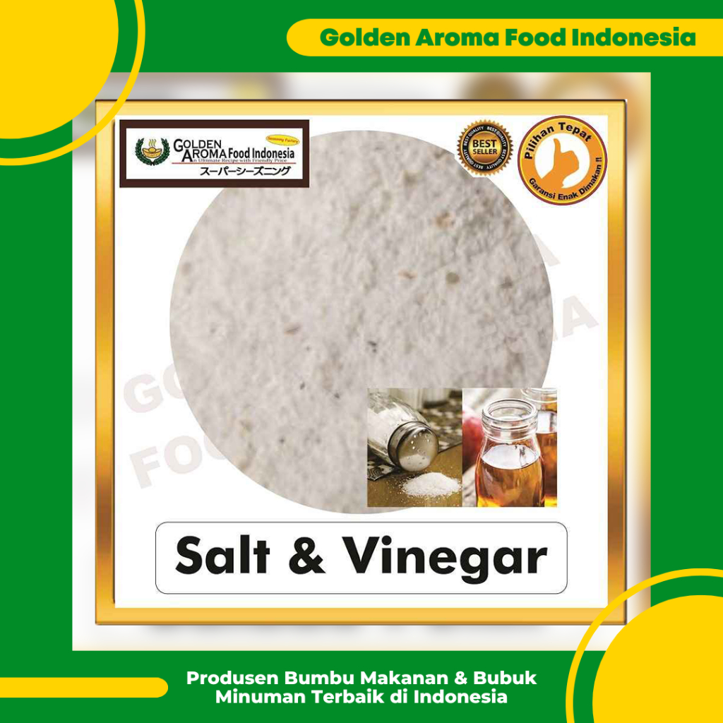 

Bumbu Tabur Rasa Salt Vinegar 1Kg l Bubuk Tabur Garam Cuka 1 Kg Seasoning Powder Murah Enak GAFI