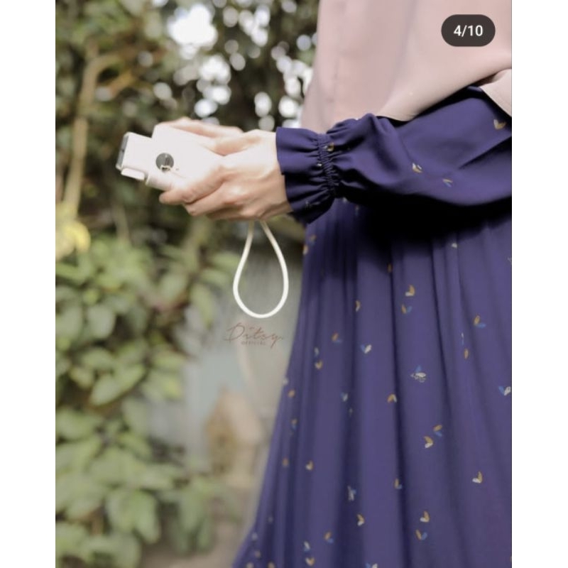 Gamis rayon ditsy edisi januari 2025 New