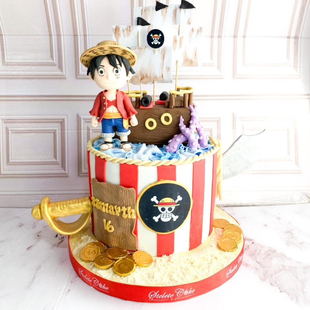 

Kue Ulang Tahun/Birthday Cake/Kue ultah Tema One Piece/One Piece/Kue Birthday jakarta