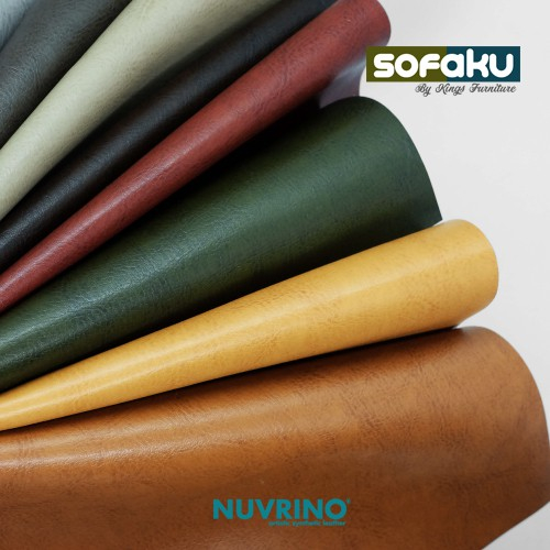NUVRINO Conoly Bahan Kulit Premium Nuvrino Original Oscar Jok Sofa Bahan Semi Sintetis Kursi Sofa