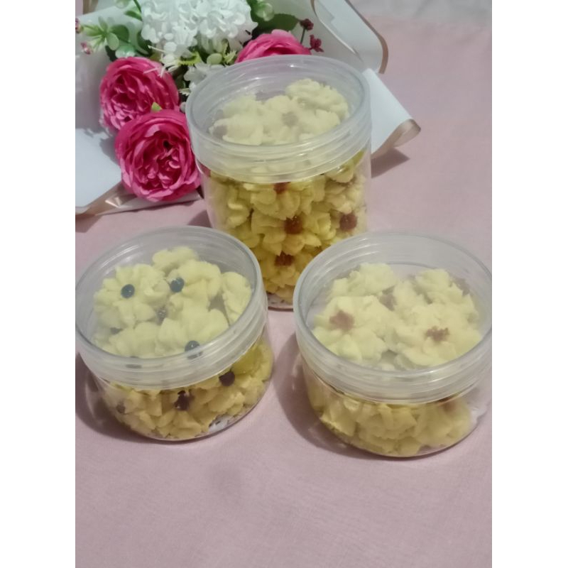 

Kue Semprit Jadul/Kue Kering Mawar/Semprit Mawar/Kue Kering