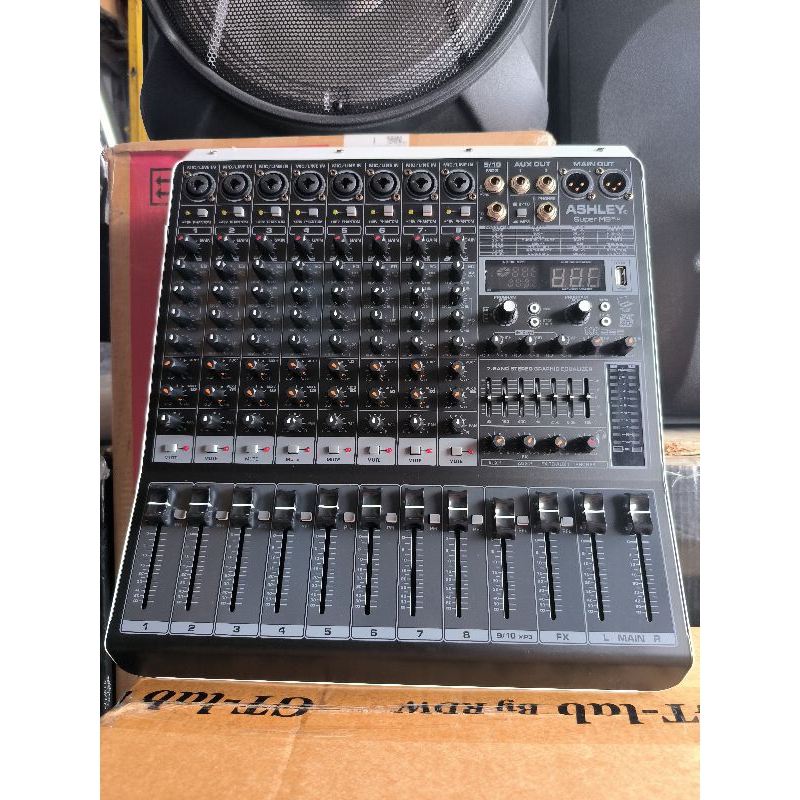 mixer Ashley super m8 pro mixer Ashley 8 channel