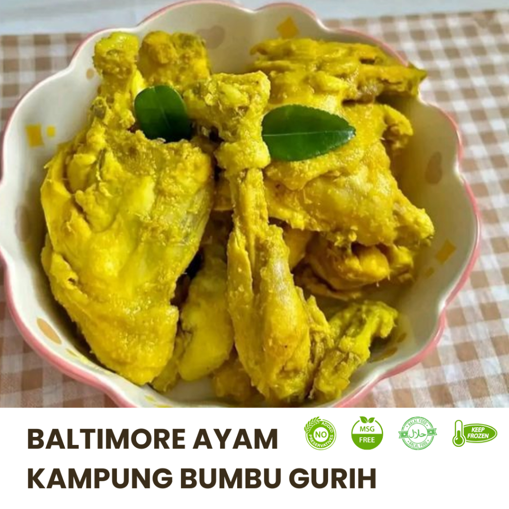

Terlaris dan enak ayam kampung bumbu gurih 1 ekor
