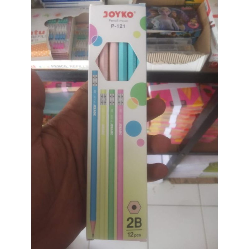 

Pencil Joyko P-121 2B isi 12