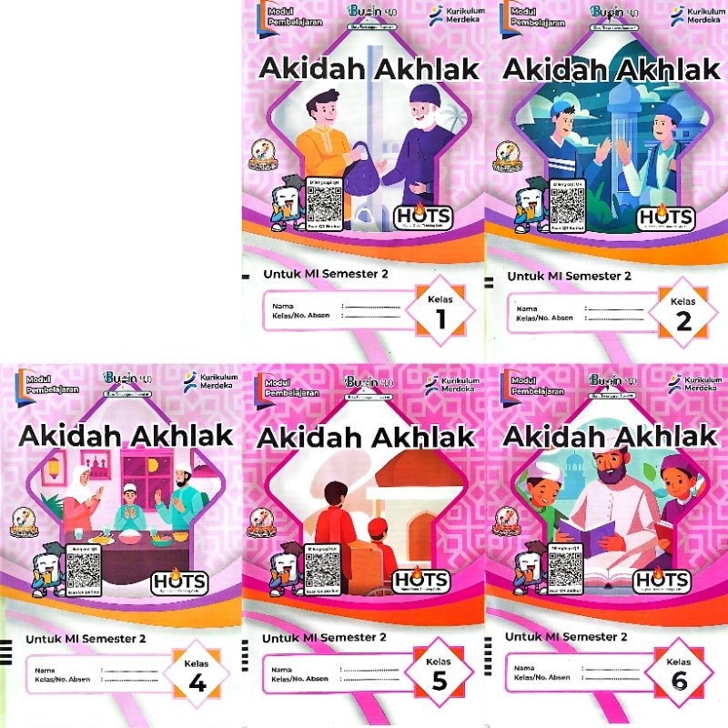 LKS MI AKIDAH AKHLAK KELAS 1 2 3 4 5 6 SEMESTER 2 KURIKULUM MERDEKA TA. 2024 2025 BUPIN