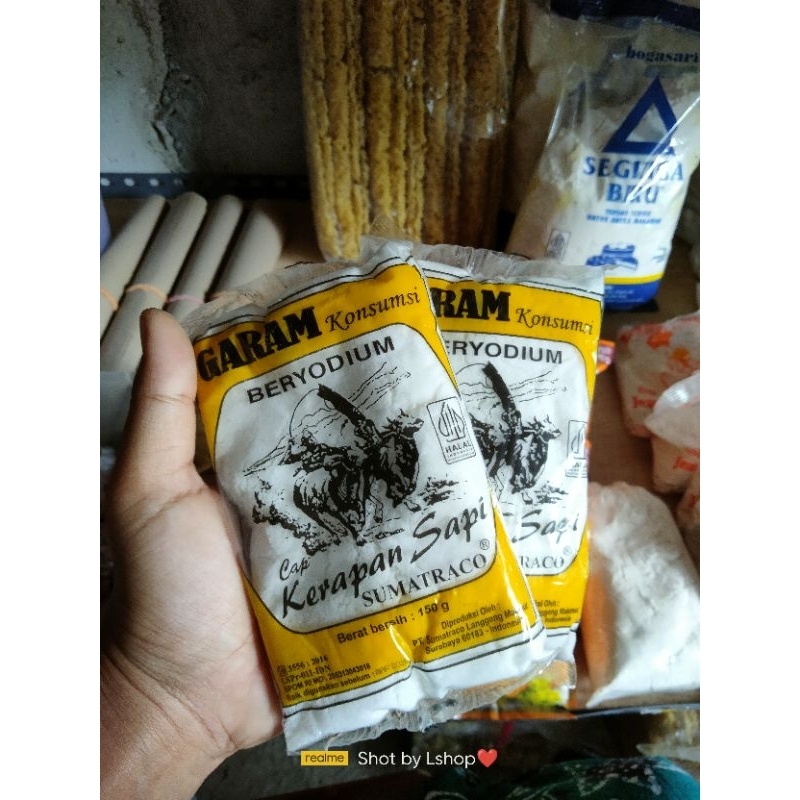 

Garam Konsumsi Cap Kerapan Sapi 150gr (Beli 1 gratis 1)