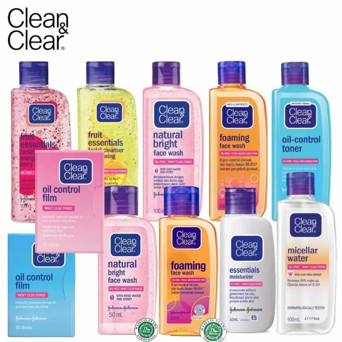 CLEAN & CLEAR Foaming Face Wash/Clean n Clear Facial Wash/clean & clear oil control film/kertas miny