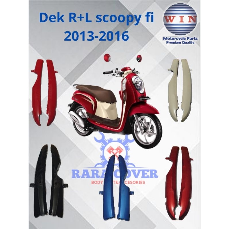 DEK R+L SCOOPY FI 2013-2016//BODY HALUS SCOOPY FI 2013-2016//FOOTREST BAWAH B R+L SCOOPY FI 2013-201