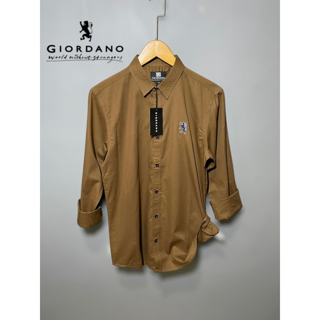 Giordano Kemeja Pria //kemeja pria lengan panjang //kemeja pria Giordano