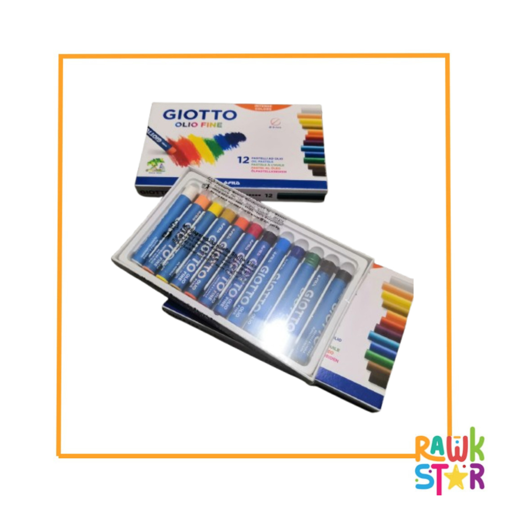 

Giotto Olio Fine Crayon Oil Pastel 12 Warna