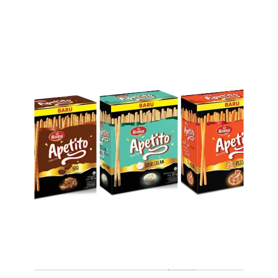 

APETITO Stick 18.5gr x 10bks - Rasa BBQ/ Pizza