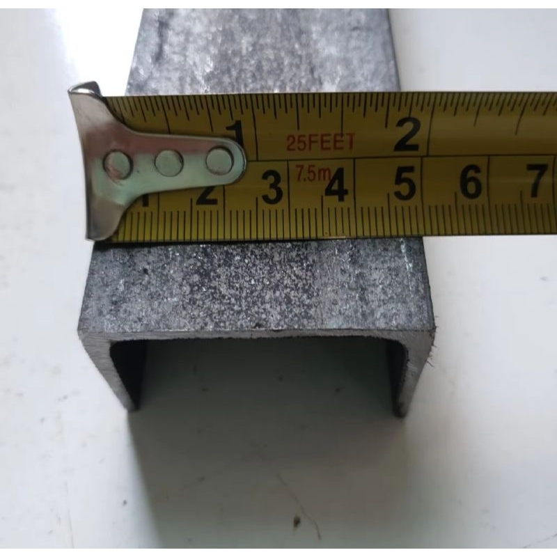 Besi UNP 5cm x 3cm tebal 3,6mm Panjang Custom