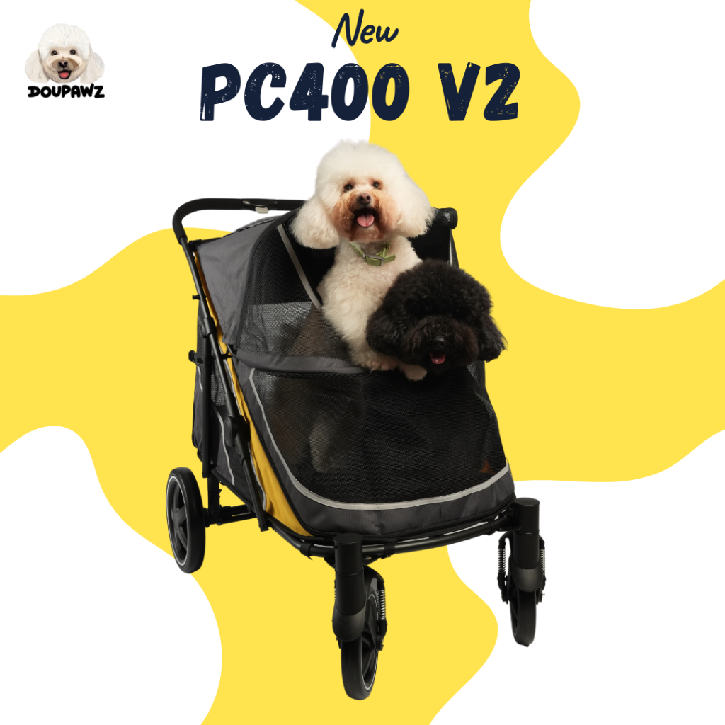 Doupawz PC-400 Pet Stroller Anjing besar