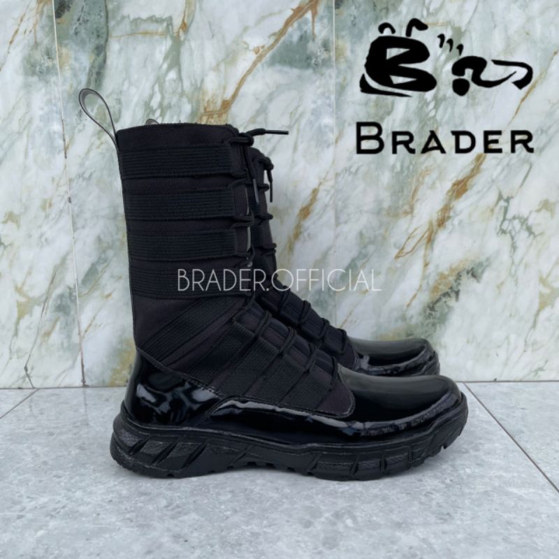 Sepatu PDL Ninja Tni Security Terbaru Sol Ringan Sepatu Pdl Ninja Hitam Cordura Anti Air Resleting S