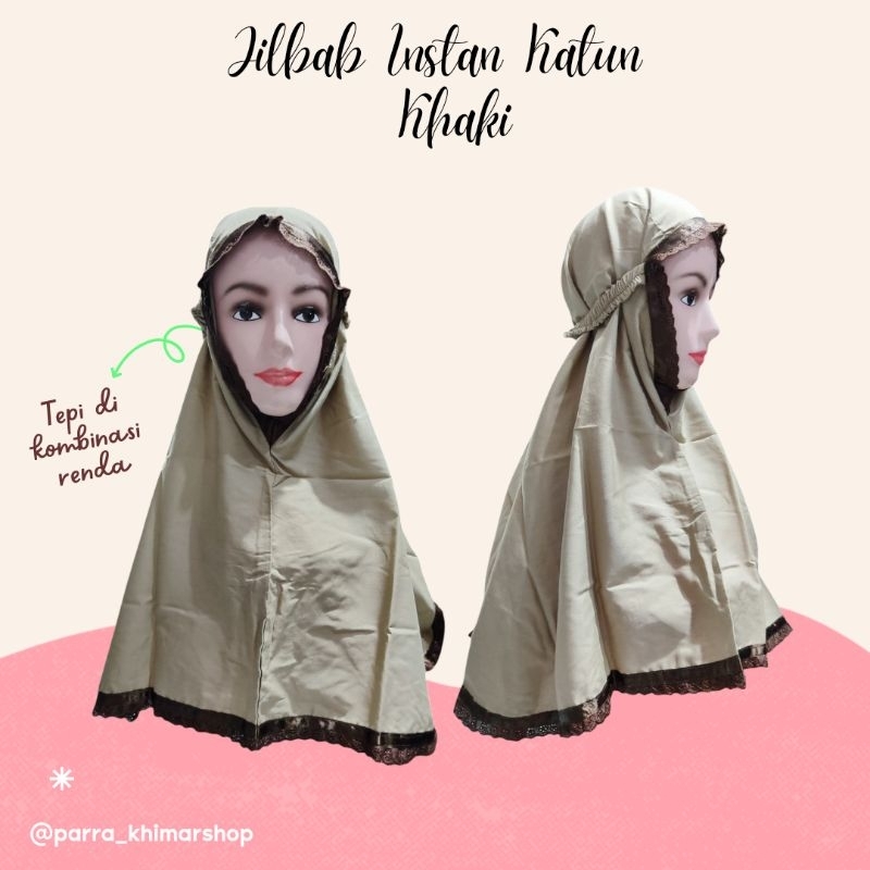 Jilbab Instan Katun Coksu & Khaki