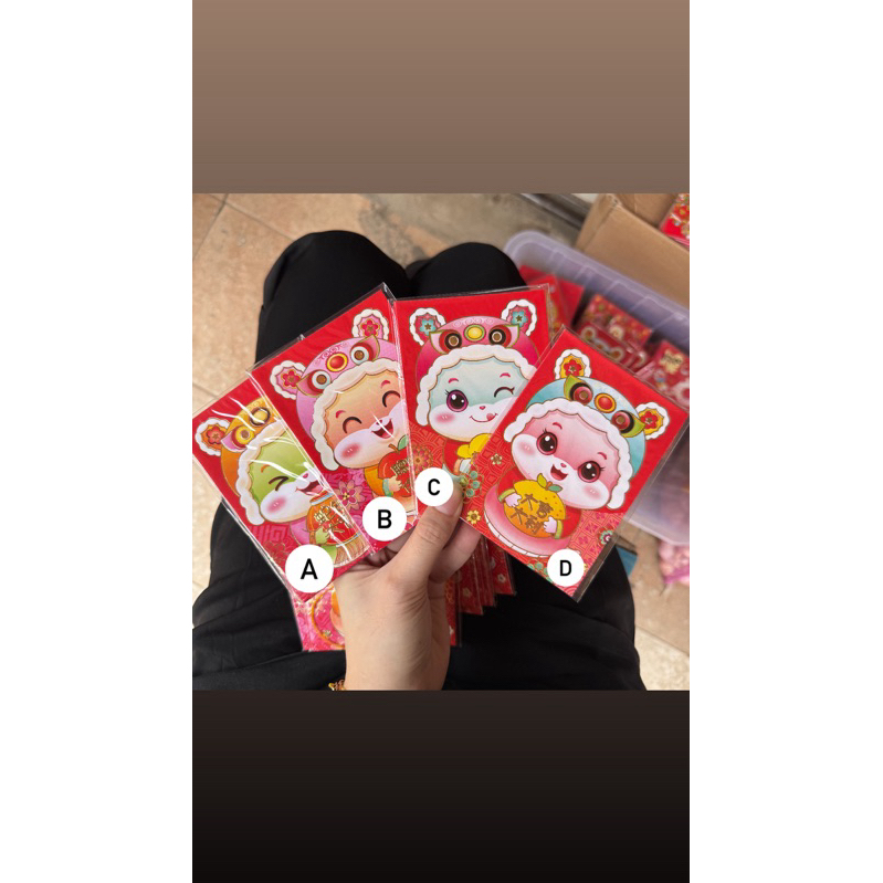 

ANGPAO IMLEK MOTIF LUCU 2025 ISI 6PCS