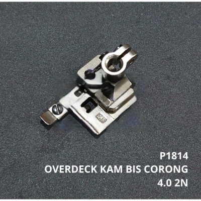 P1814 Sepatu Corong Kam Bis 4.0MM 2 Jarum Mesin Jahit Overdeck