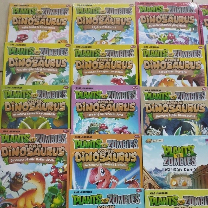 Buku Original Plants vs Zombies Komik Dinosaurus