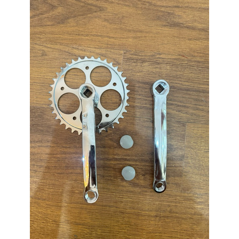 CRANK SEPEDA MERK TREX ROTEL GIR GEAR DEPAN 36T TREX GIGI 36 T BESI STEEL CROOM SEPEDA MTB FEDERAL