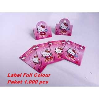 

Hangtag / Label Aksesoris Murah Ekonomis isi 1.000 pcs bahan duplek 350 gsm(tebal)