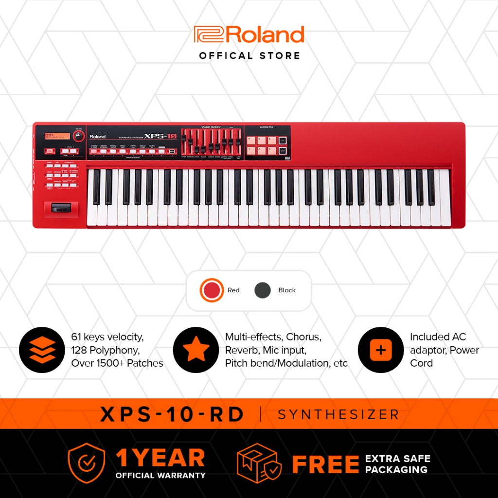 Roland XPS-10 Expandable Synthesizer Keyboard (Red)