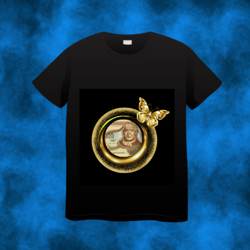 Baju Kaos Pria/ Kaos Wanita/Motif Mata Uang Bolivia