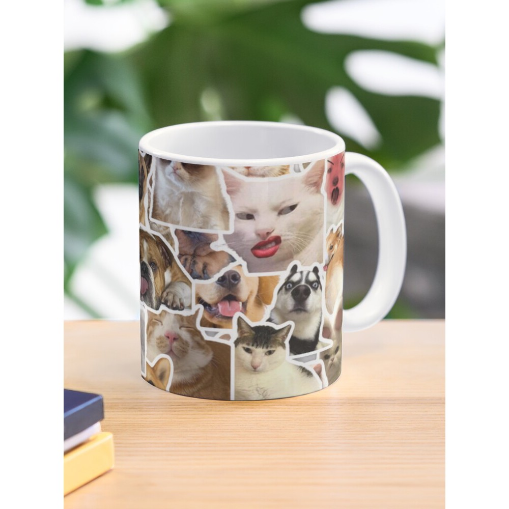 Meme Cats Pack of Stickers Coffee Mug