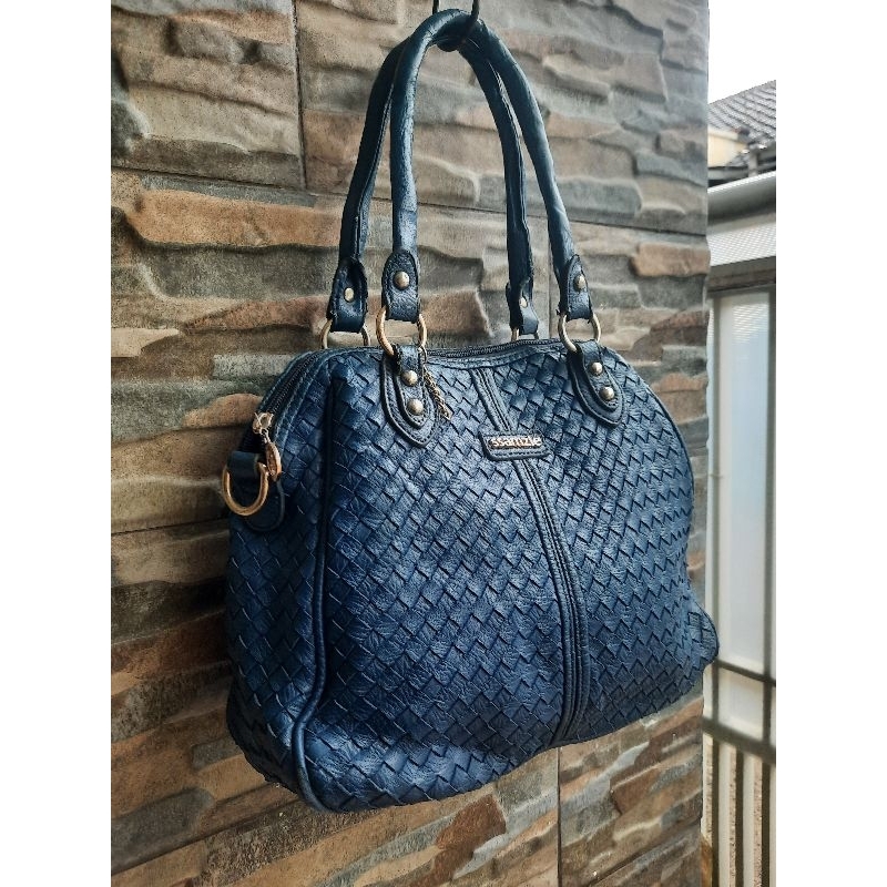 Tenteng Biru SSAMZIE - TAS PRELOVED BRANDED ORIGINAL