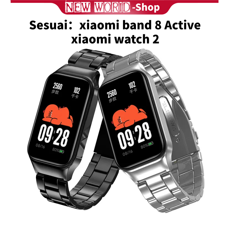 Stainless steel Xiaomi Band 8 Active strap /MI Band 8 Active strap Xiaomi Band 8 Active Tali /MI Ban