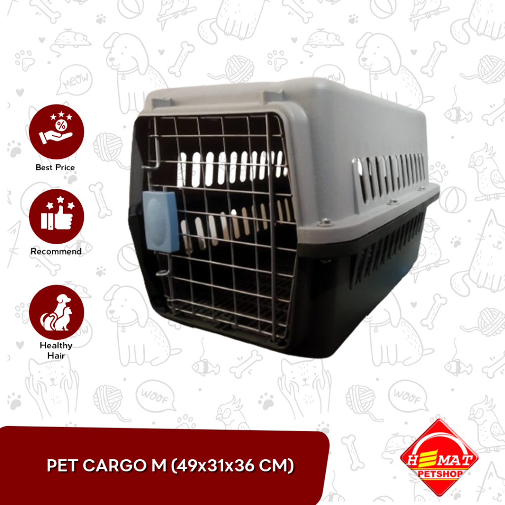 GOSEND Kandang Kucing / Anjing Portable Ukuran Sedang - Pet Cargo