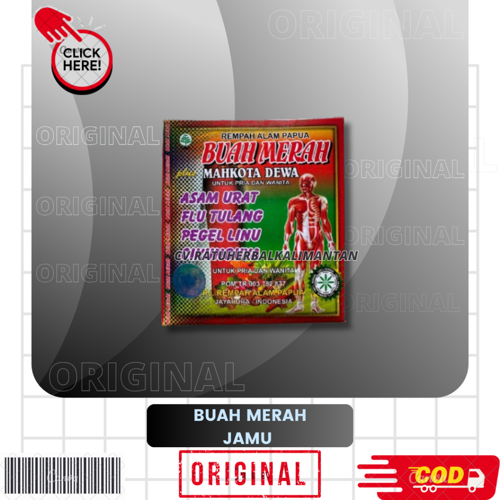 JAMU BUAH MERAH SERBUK ASLI 100% ORI