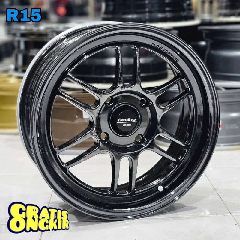 velg racing mobil R15 ENKEI RPF1 PCD 4X114,3 velg mobil ring 15 Avanza Xenia Livina Wuling Binguo ri