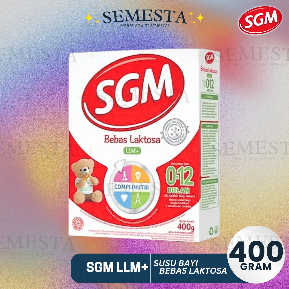 SGM LLM+ 400g Susu Formula Bebas Laktosa