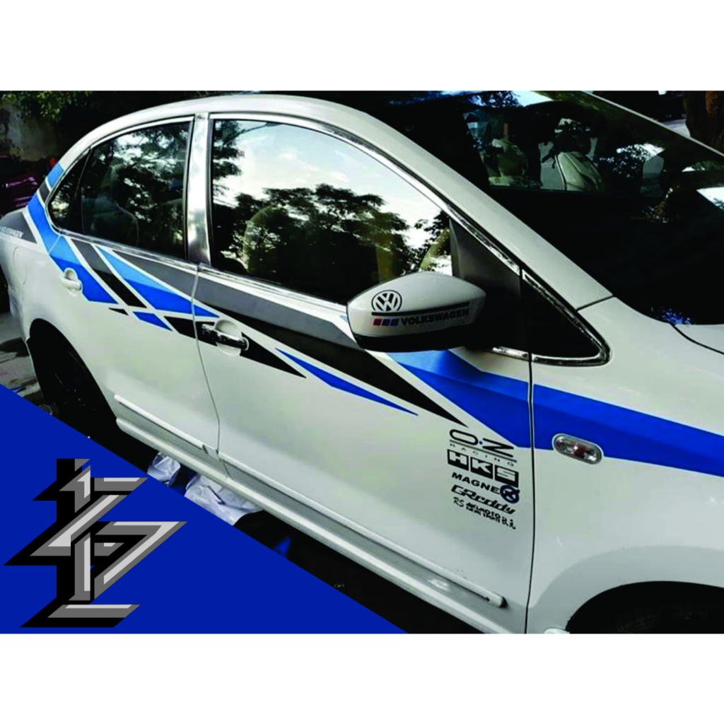 sticker stiker mobil sedan model grafis stripping soluna civic corolla corona accord city dll