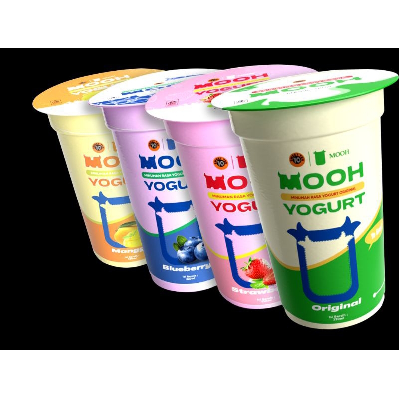 

MooH Minuman Rasa Yogurt Original Blueberry mangga strawberry