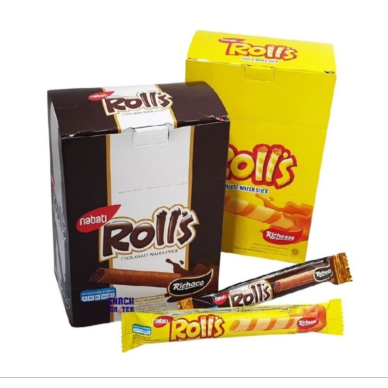 

NABATI ROLLS Wafer Stick 1 box isi 20