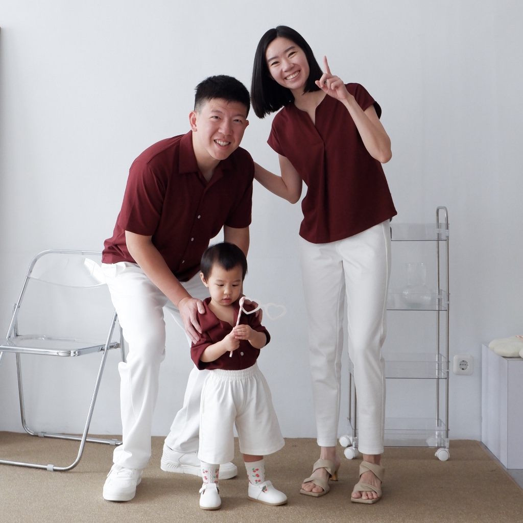 Isla Kevin Family  - Set Pakaian Keluarga - Baju Couple - Baju Imlek - Baju Chinese New year - Baju 