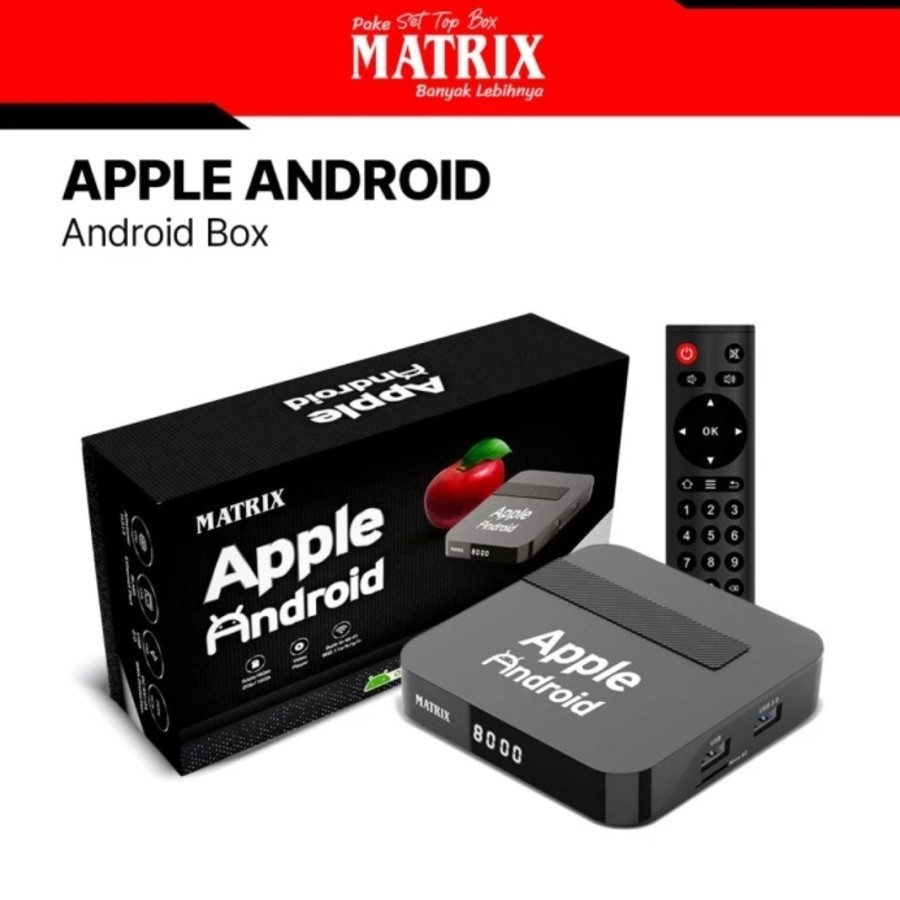 Receiver  Android Box 4K Matrix Apple | stb android Matriks apple