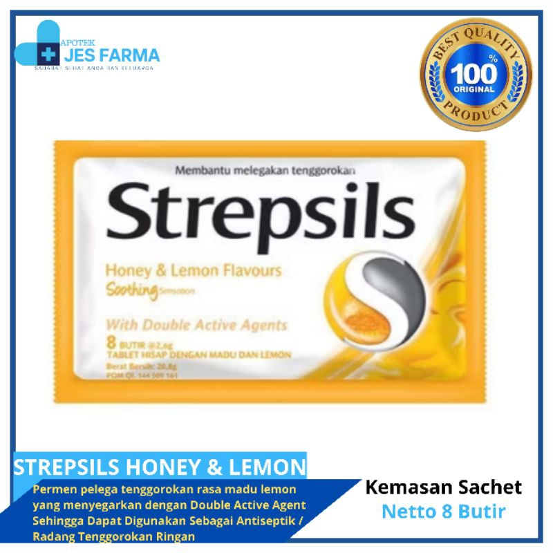 

STEPSILS HONEY LEMON | Permen Pelega Tenggorokan